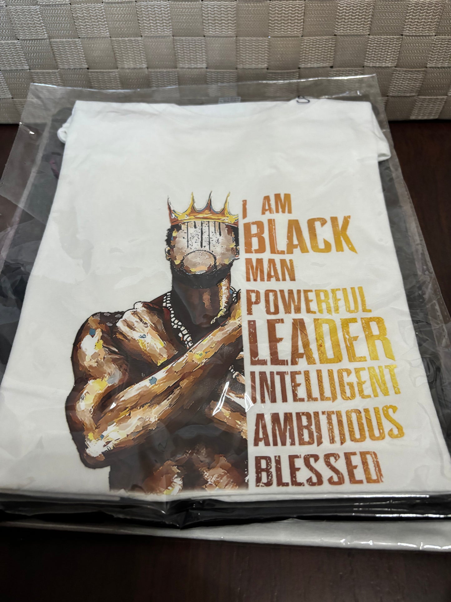 I Am Black Man Powerful T-Shirt - Family Stylz #Killeen,Texas #1-3 day Turnaround Time
