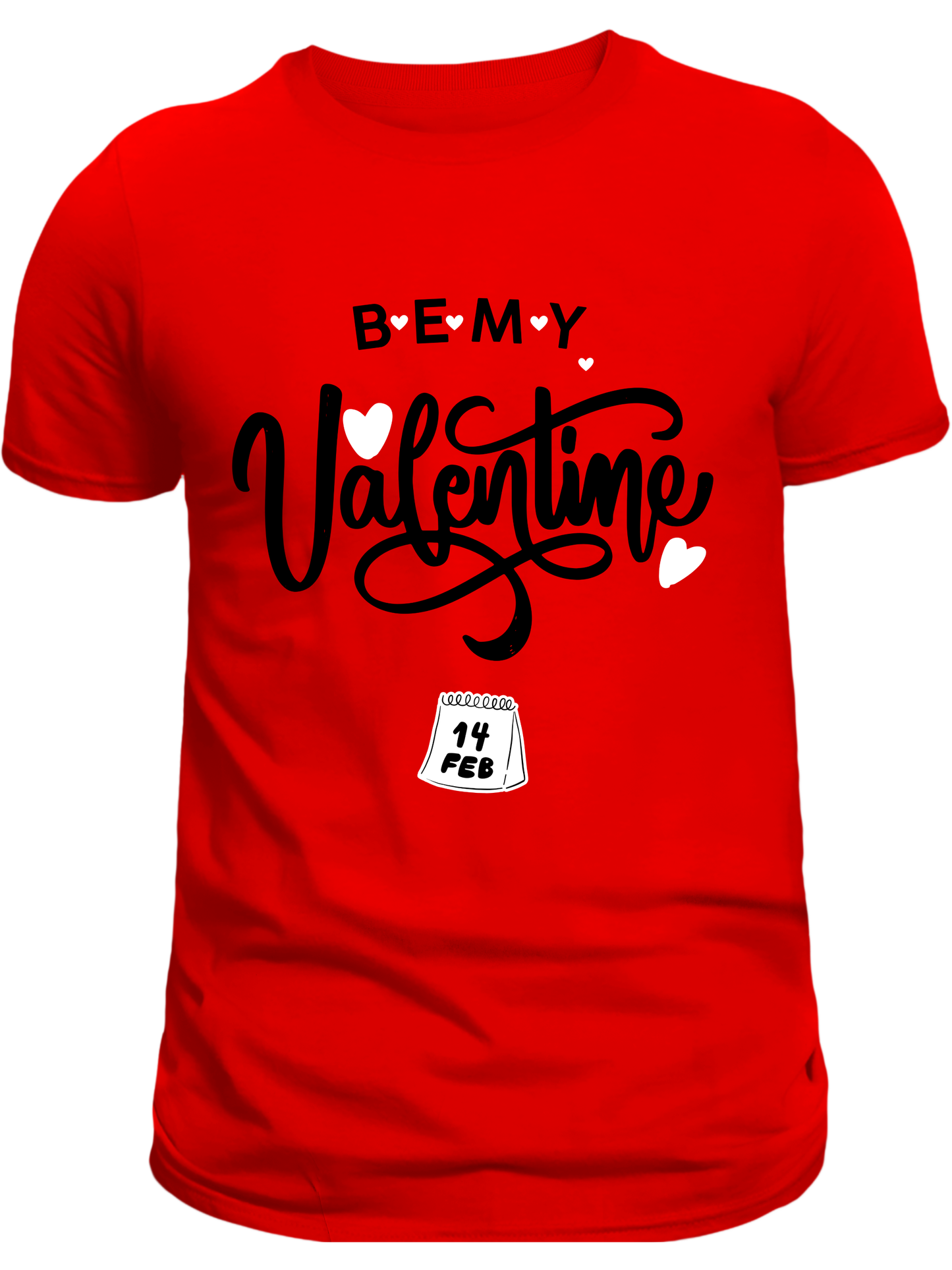 Be_My_Valentine_on_Red Shirt - Mother's Day T-Shirt - Family Stylz #Killeen,Texas #1-3 day Turnaround Time