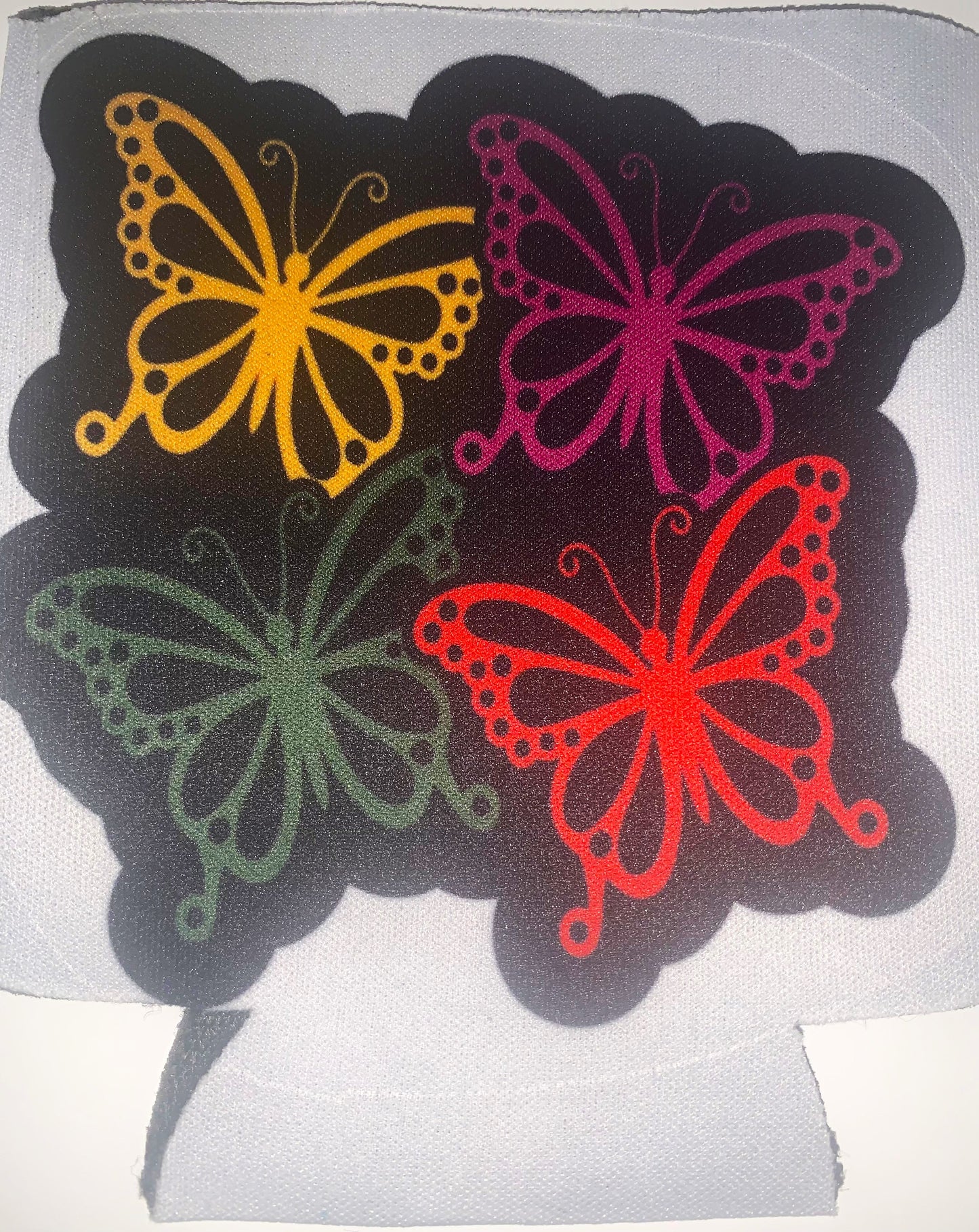 Butterfly Koozie - Family Stylz #Killeen,Texas #1-3 day Turnaround Time
