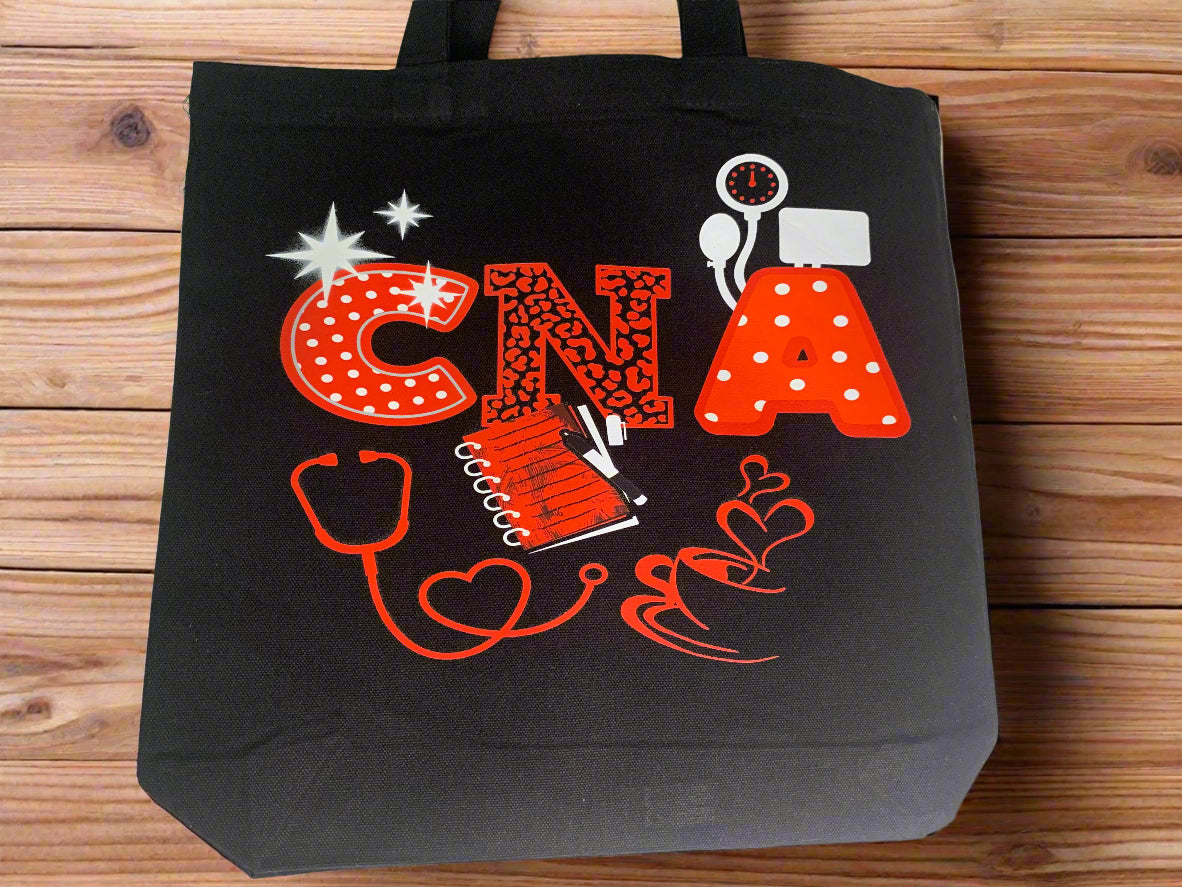 Stylish Certified Nurses Aide (CNA) Tote Bag - Family Stylz #Killeen,Texas #1-3 day Turnaround Time