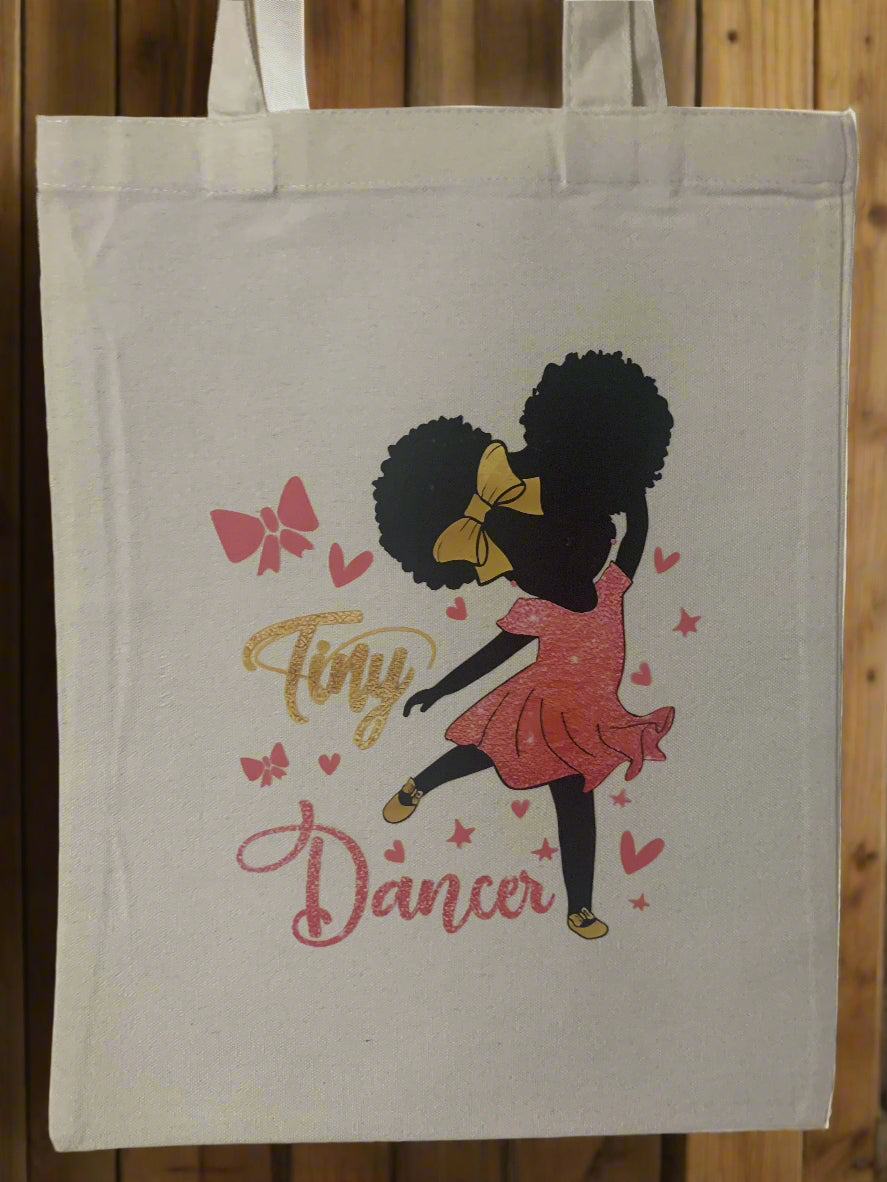 Tiny Dancer Tote Bag - Family Stylz #Killeen,Texas #1-3 day Turnaround Time