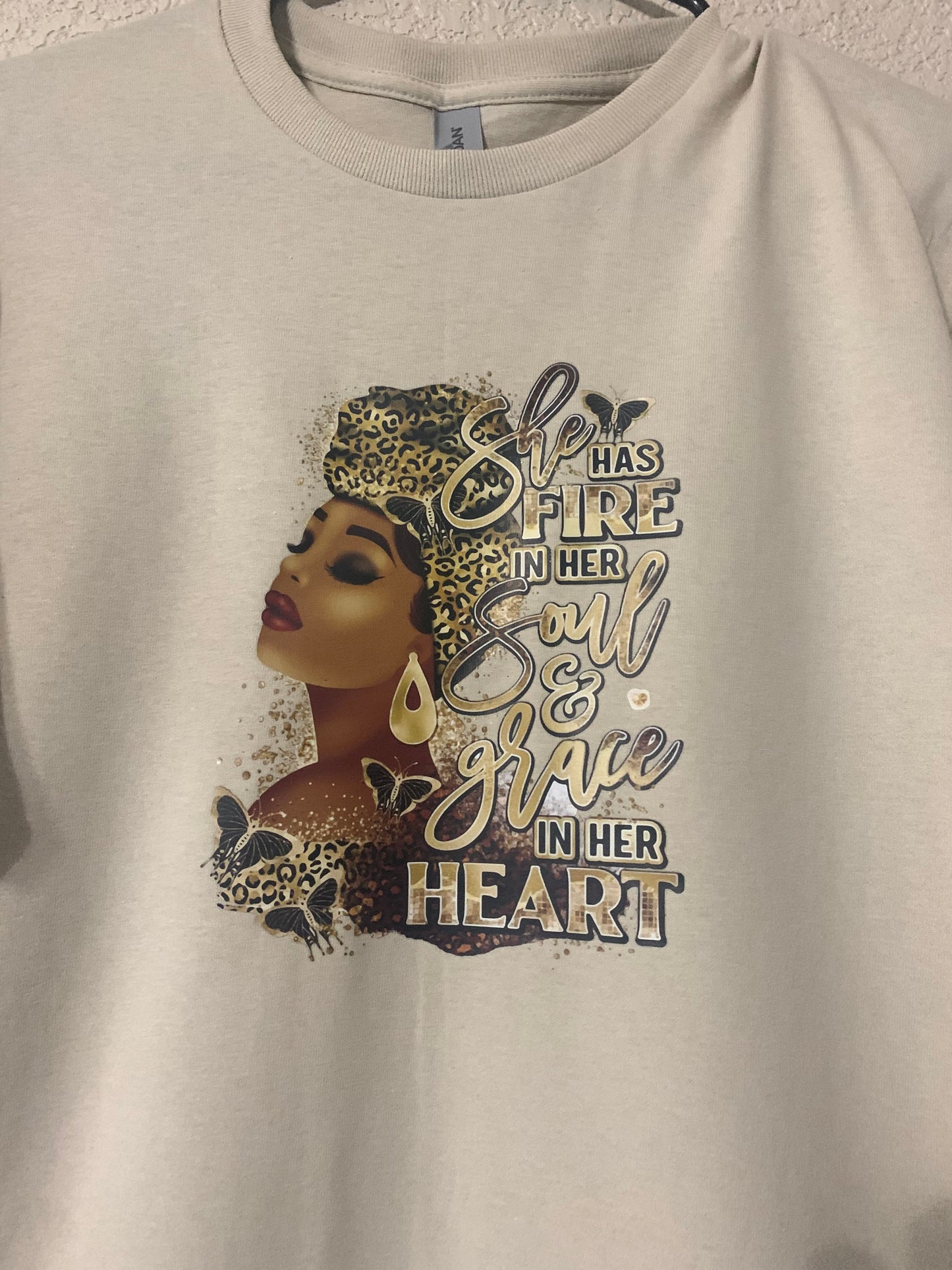 Ignite Your Soul: The Fire and Grace T-Shirt - Family Stylz #Killeen,Texas #1-3 day Turnaround Time