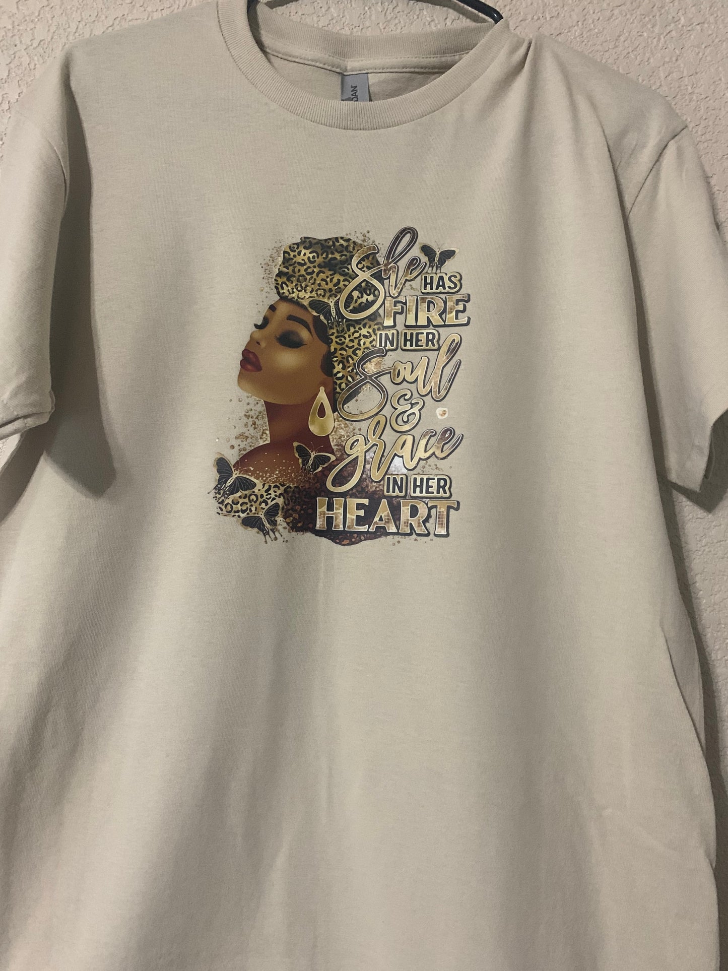 Ignite Your Soul: The Fire and Grace T-Shirt - Family Stylz #Killeen,Texas #1-3 day Turnaround Time