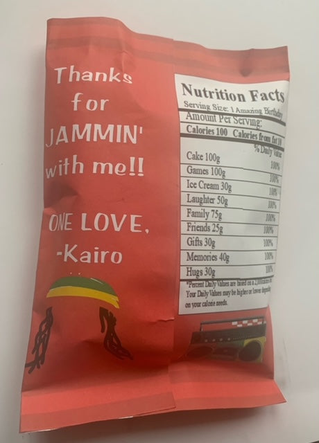 One Love Theme Chip Bags - Family Stylz #Killeen,Texas #1-3 day Turnaround Time