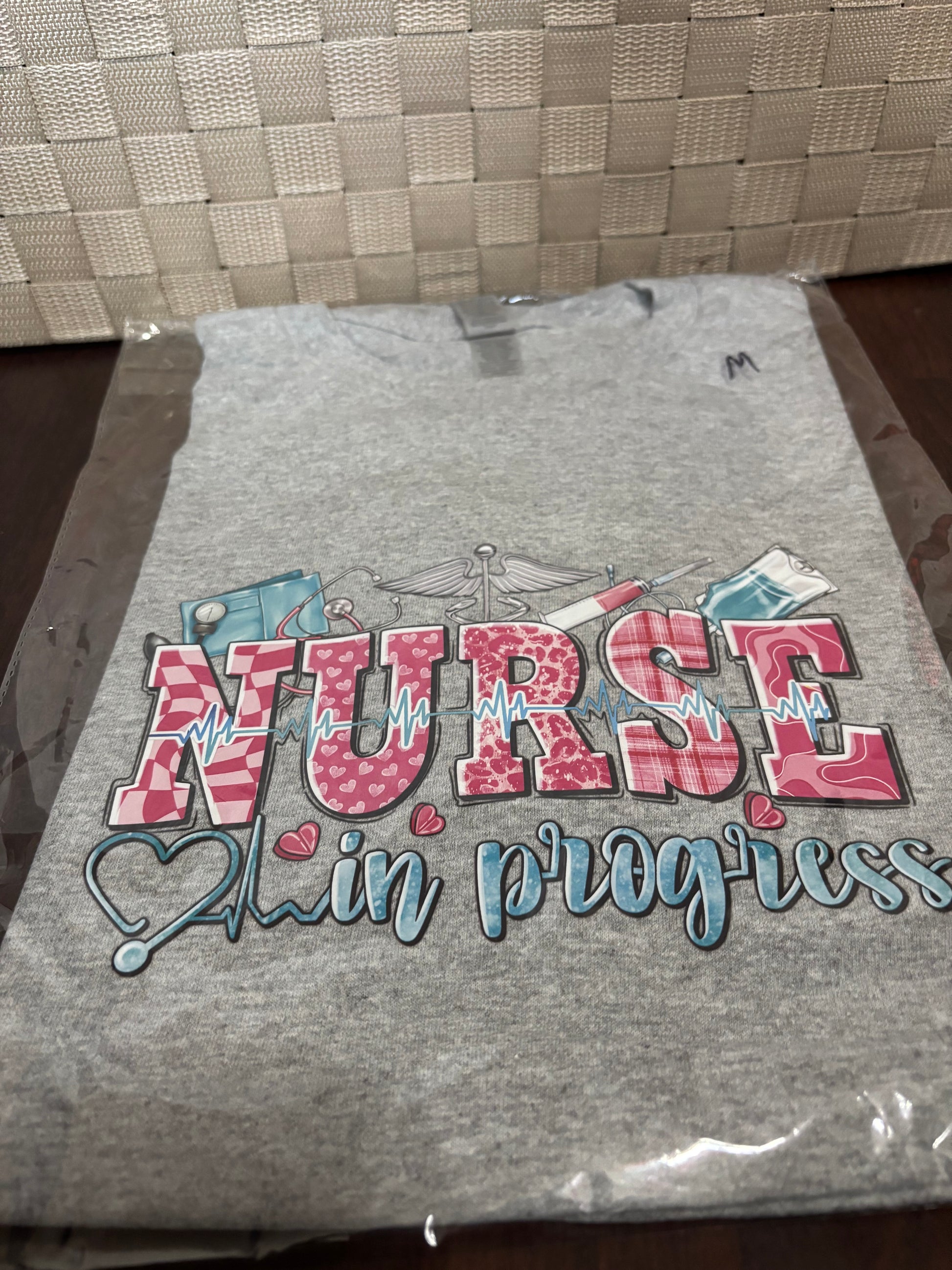 Nurse In Progress T-Shirt - Family Stylz #Killeen,Texas #1-3 day Turnaround Time