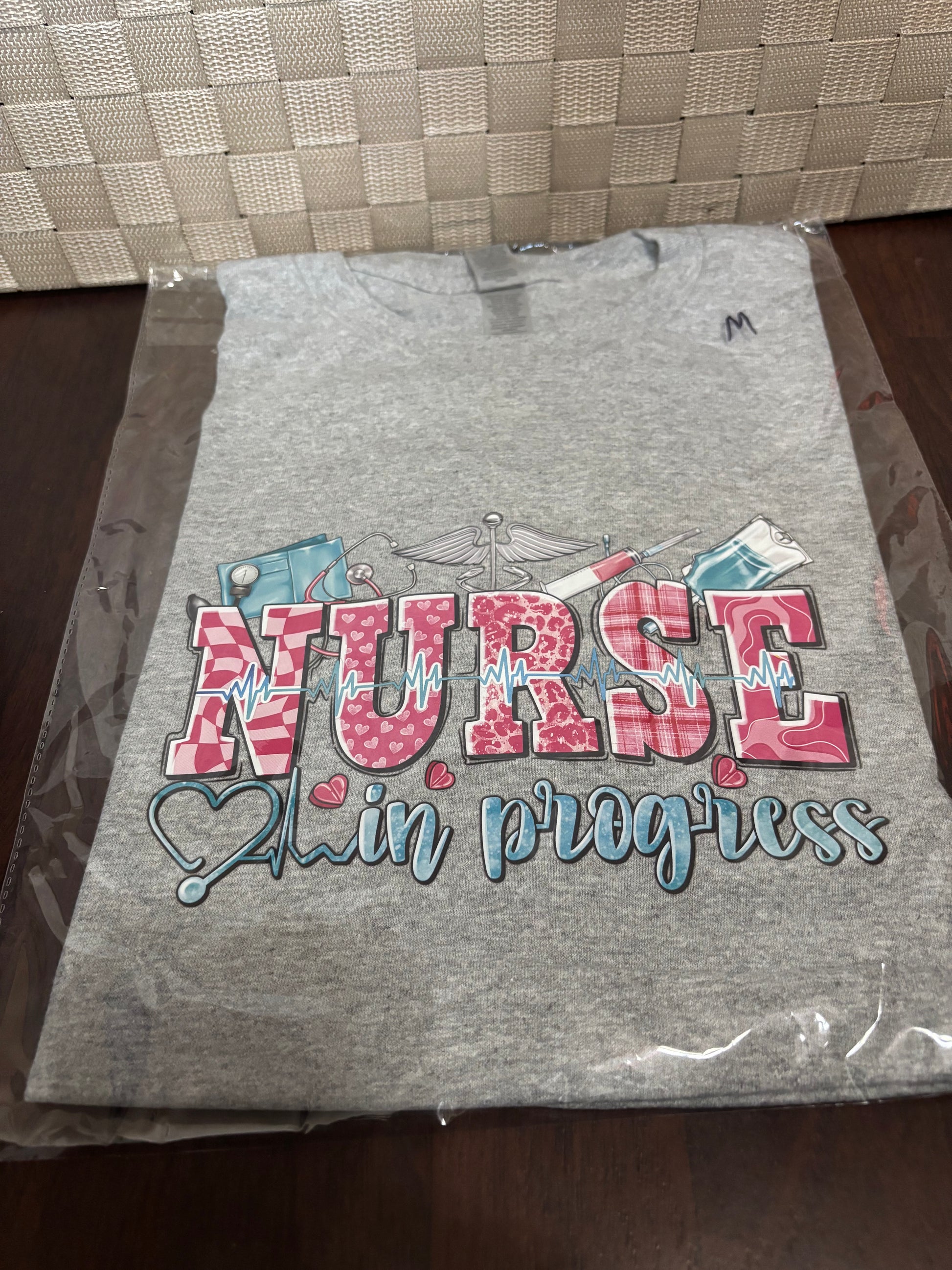 Nurse In Progress T-Shirt - Family Stylz #Killeen,Texas #1-3 day Turnaround Time