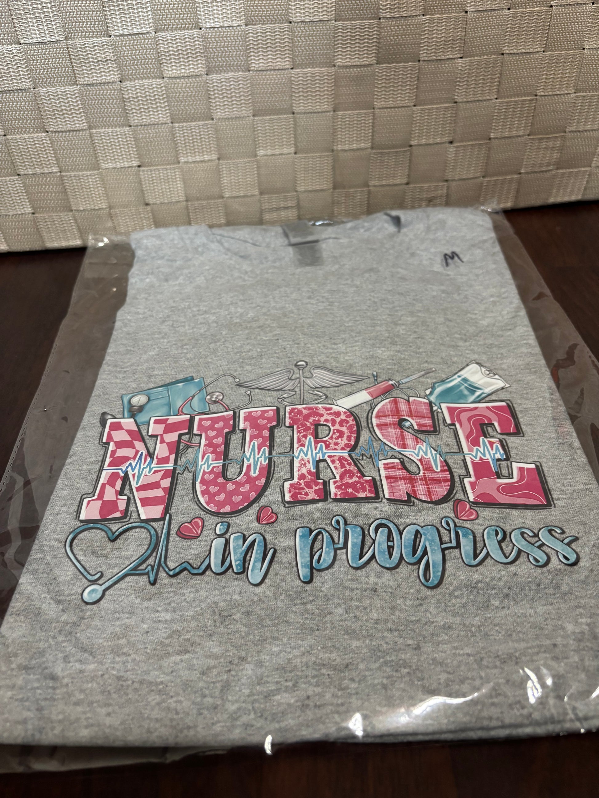 Nurse In Progress T-Shirt - Family Stylz #Killeen,Texas #1-3 day Turnaround Time