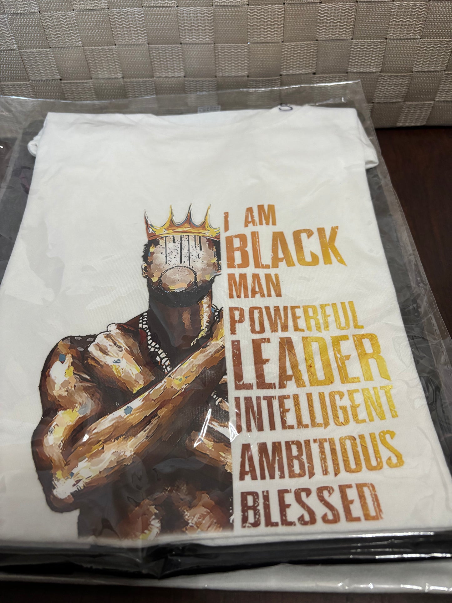 I Am Black Man Powerful  T-Shirt