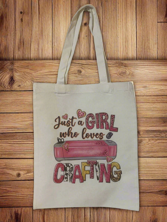 Crafty Girl Tote Bag - Family Stylz #Killeen,Texas #1-3 day Turnaround Time