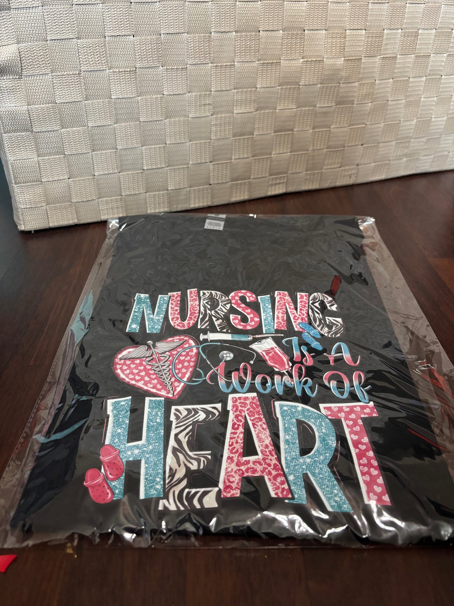 Nursing Is A Work Of Heart T-Shirt - Family Stylz #Killeen,Texas #1-3 day Turnaround Time