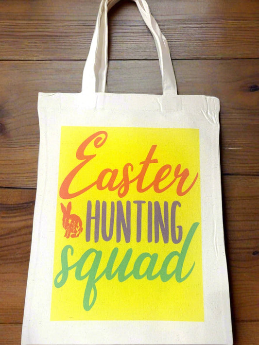 Easter Hunting Squad Tote Bag - Family Stylz #Killeen,Texas #1-3 day Turnaround Time