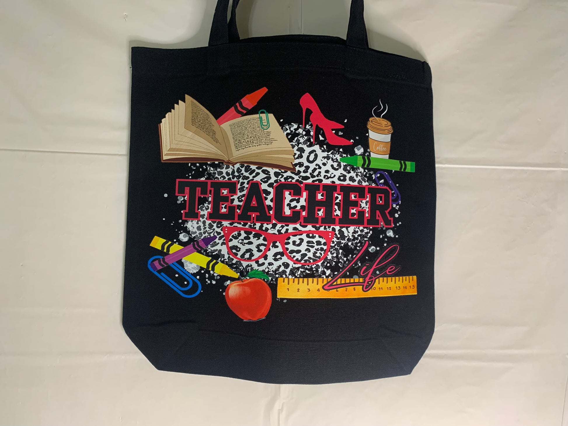 Teacher Life Tote Bag - Family Stylz #Killeen,Texas #1-3 day Turnaround Time