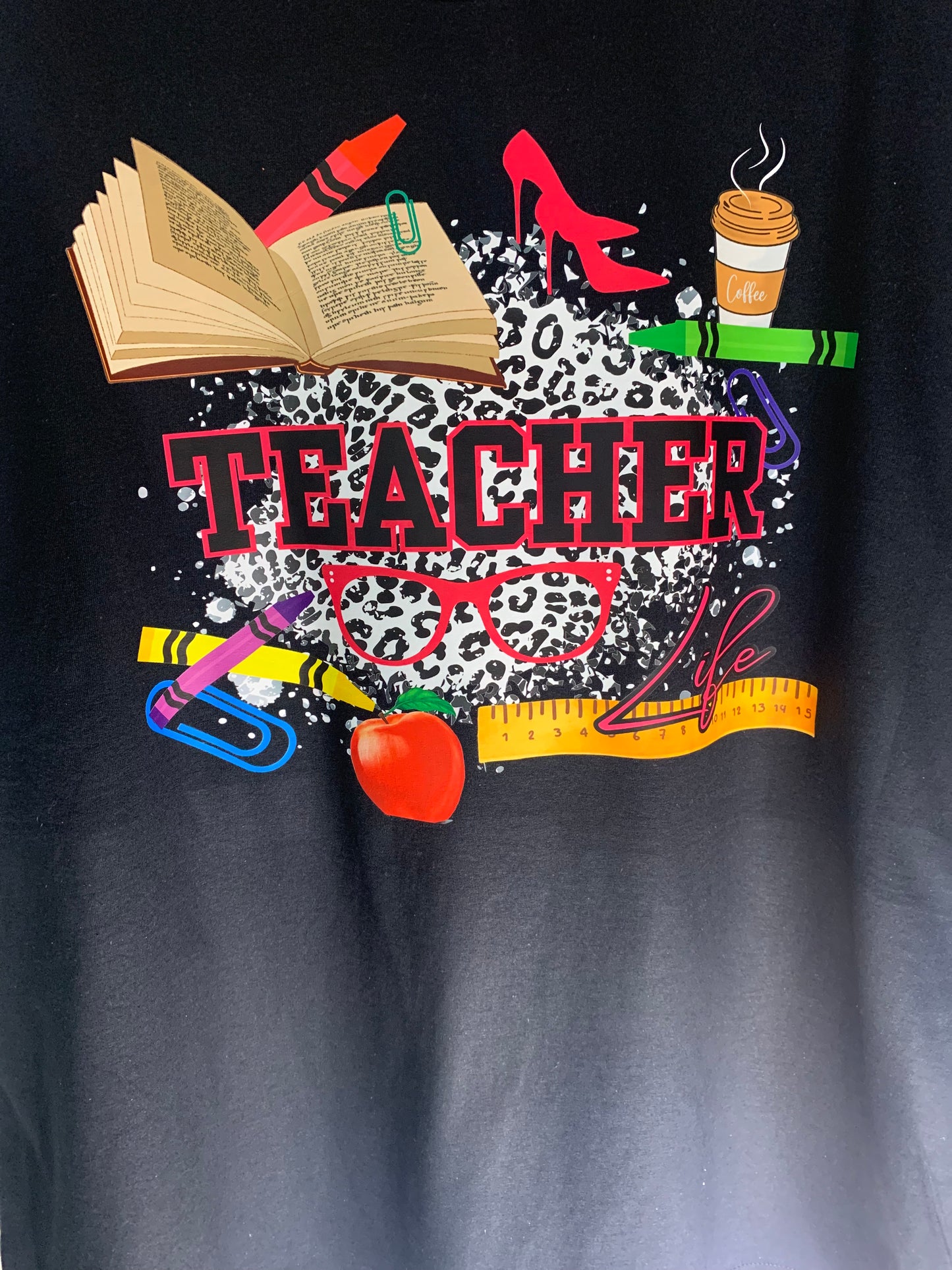 Expand Your Teacher Wardrobe with the Teacher Life T-Shirt - Family Stylz #Killeen,Texas #1-3 day Turnaround Time