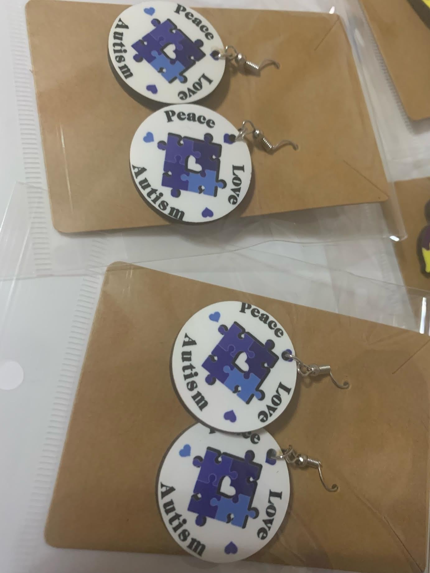 Autism Puzzle Piece Earrings