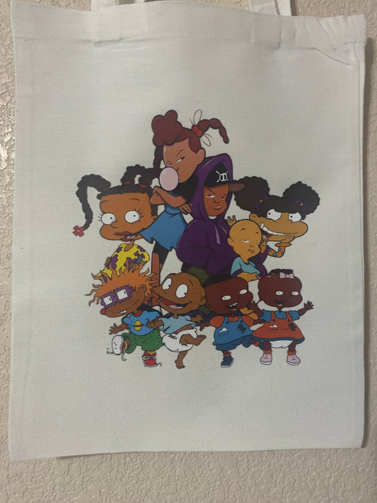 Melanin Rugrats Tote Bag