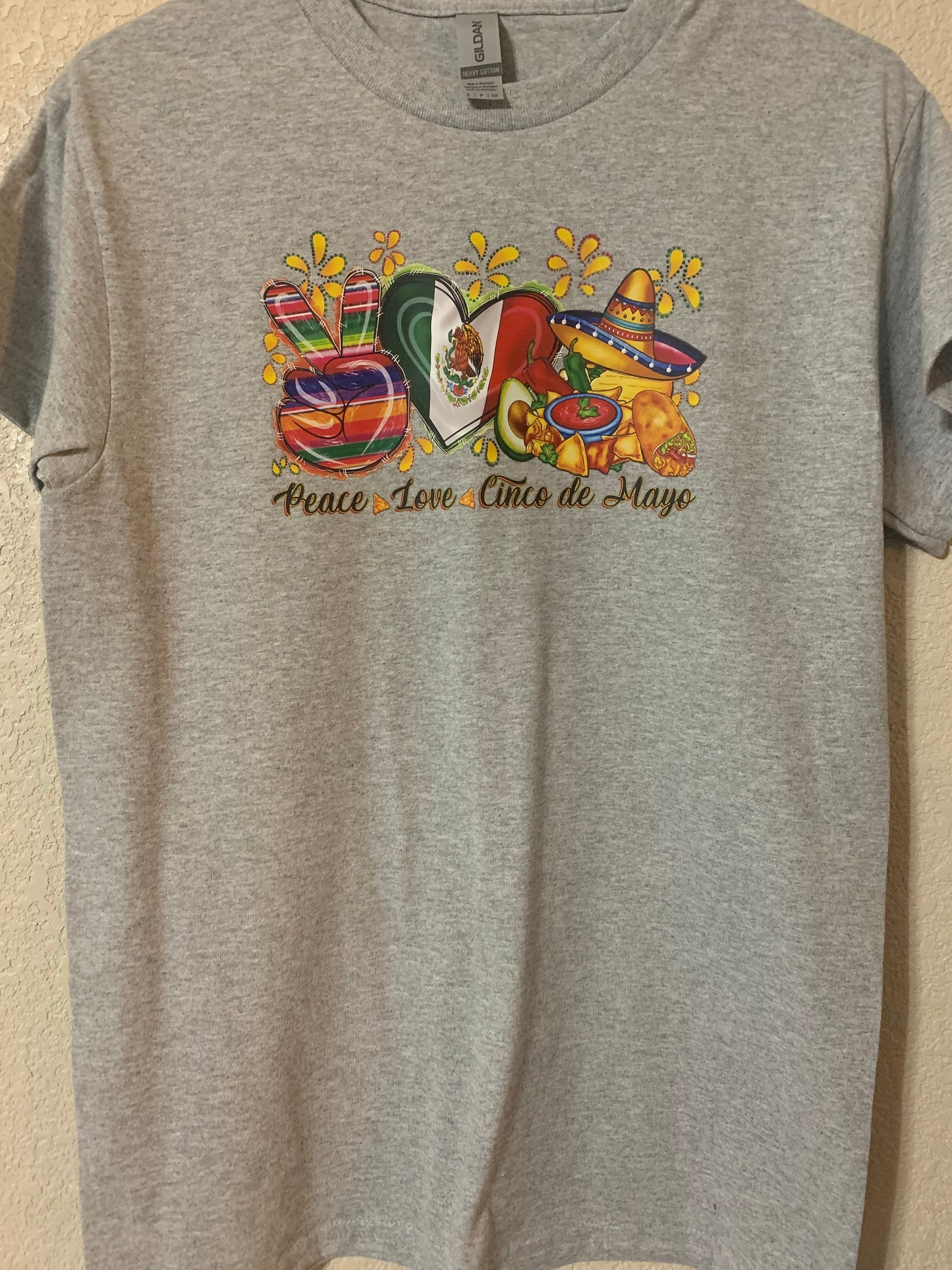 Peace, Love, Cinco De Mayo T-Shirt - Family Stylz #Killeen,Texas #1-3 day Turnaround Time