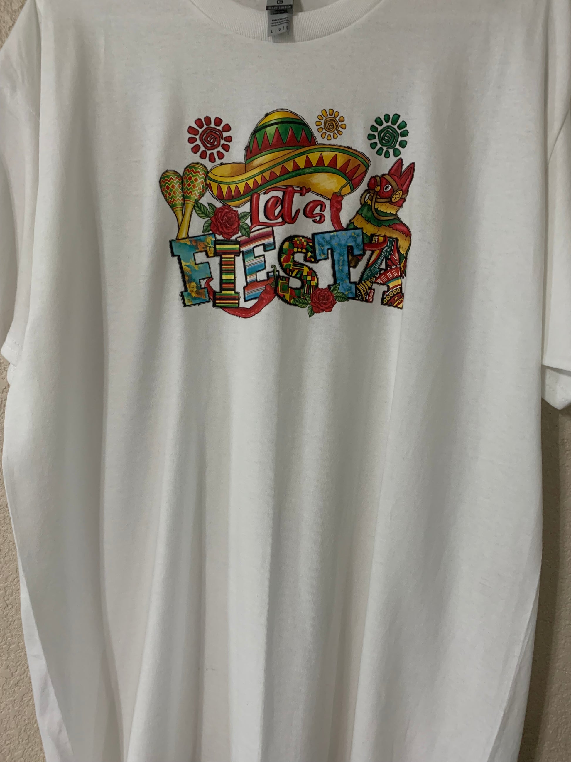 Let's Fiesta T-Shirt - Family Stylz #Killeen,Texas #1-3 day Turnaround Time