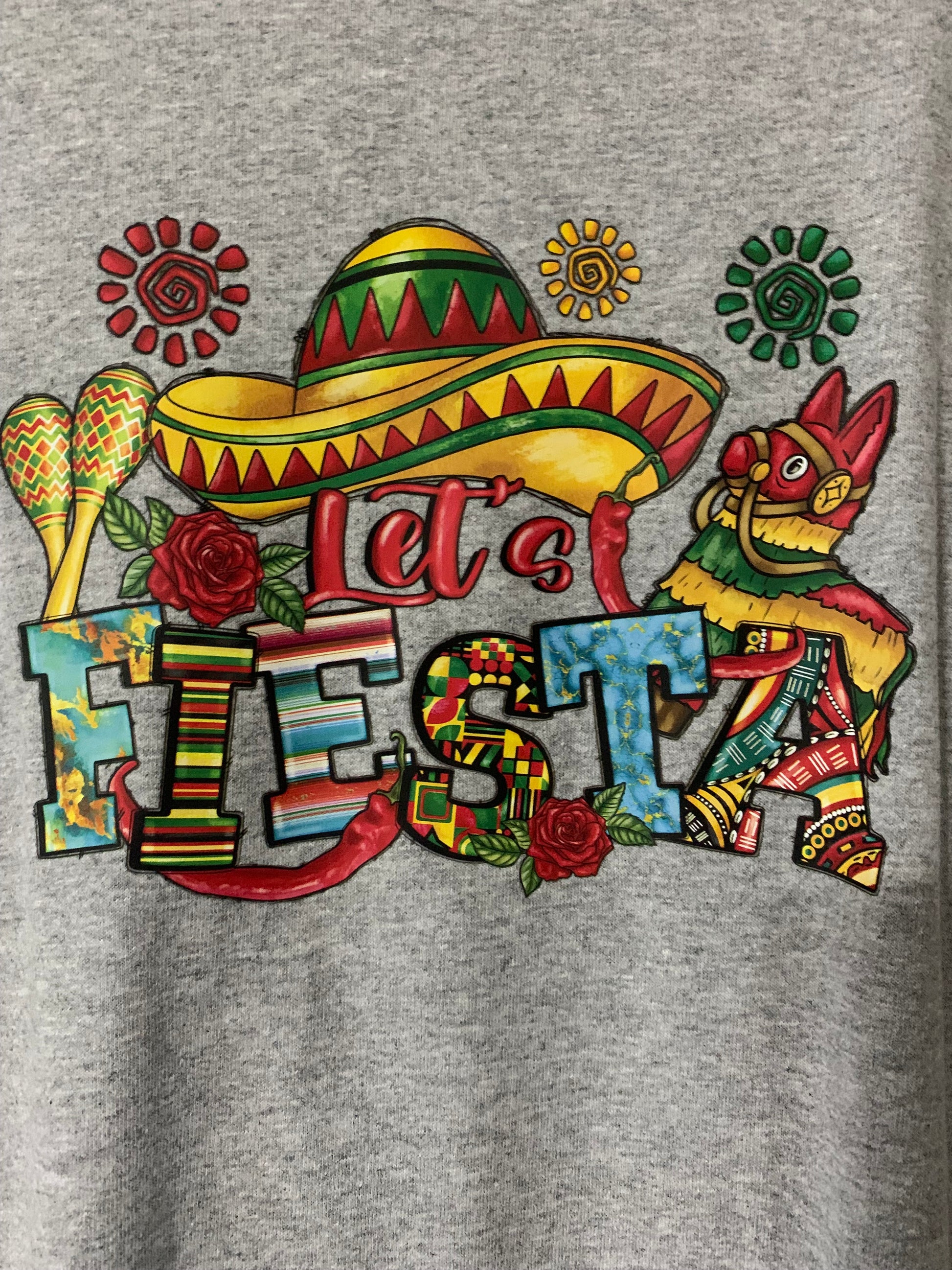 Let's Fiesta T-Shirt - Family Stylz #Killeen,Texas #1-3 day Turnaround Time