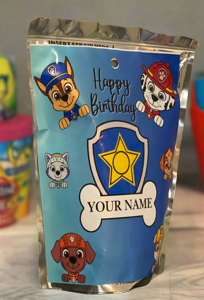 Paw_Patrol_CapriSun_Label_Kids_Party- Family Stylz #Killeen,Texas #1-3 day Turnaround Time