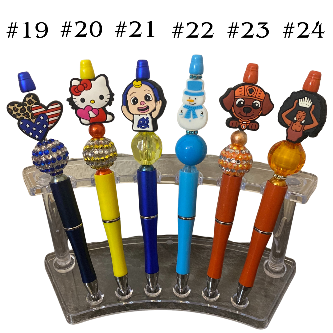 Handmade Beaded Writing Pen – Unique Desk Accessory & Gift