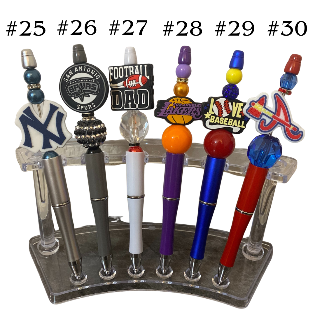 Handmade Beaded Writing Pen – Unique Desk Accessory & Gift