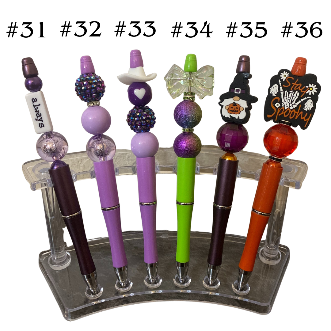Handmade Beaded Writing Pen – Unique Desk Accessory & Gift