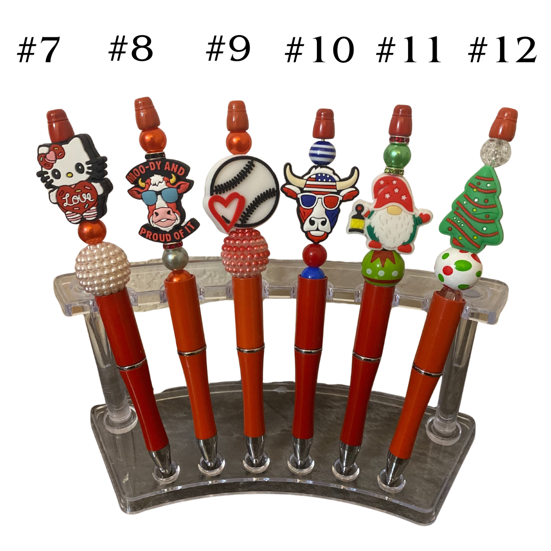 Handmade Beaded Writing Pen – Unique Desk Accessory & Gift