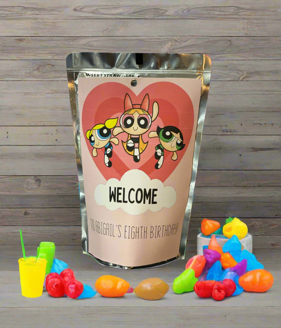Power Puff Girls Caprisun Label - Family Stylz #Killeen,Texas #1-3 day Turnaround Time