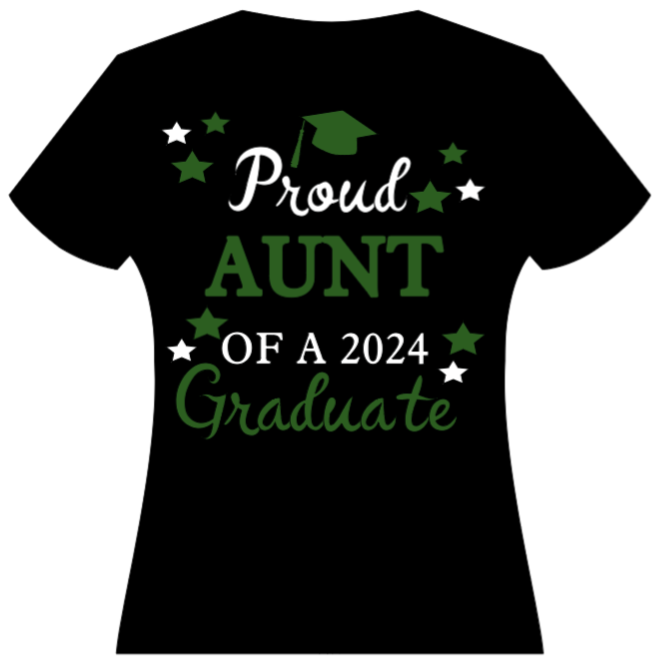 Graduation T-Shirt Proud Aunt and Uncle