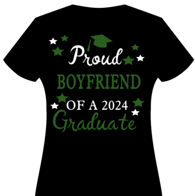 Graduation T-Shirt Proud Boyfriend and Girlfriend