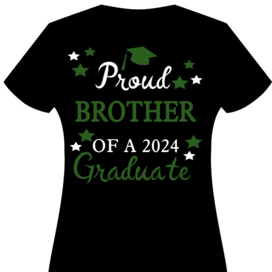 Graduation T-Shirt Proud Brother and Sister