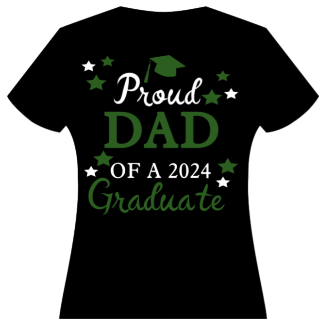 Graduation T-Shirt Proud Mom and Dad