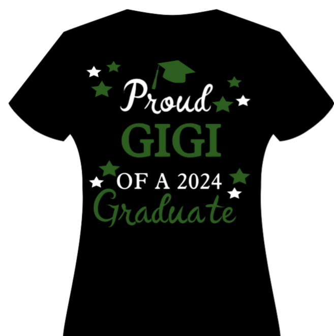 Graduation T-Shirt Proud GIGI and PAPA