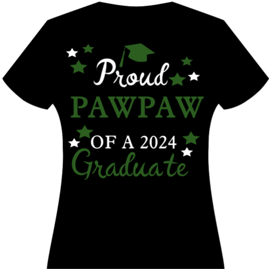 Graduation T-Shirt Proud NANA and PAWPAW