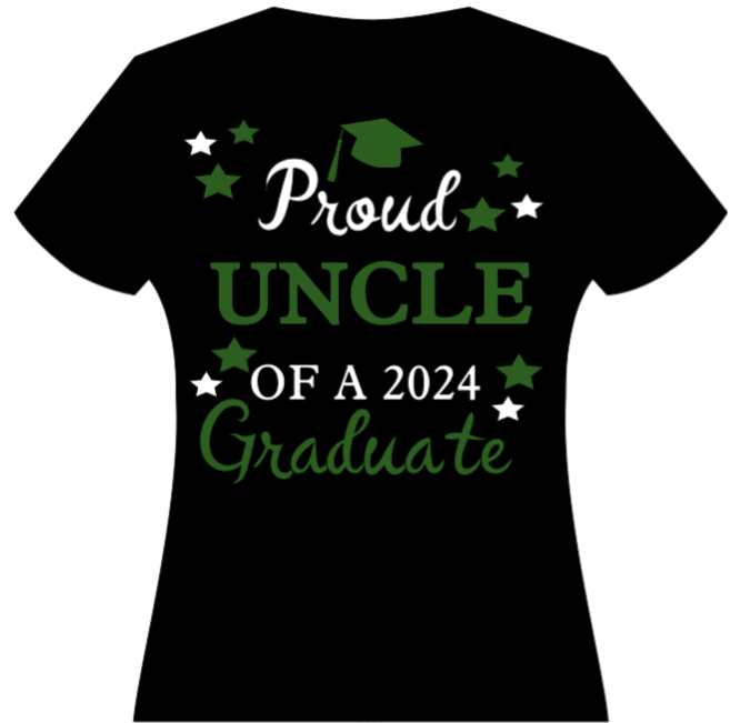 Graduation T-Shirt Proud Aunt and Uncle