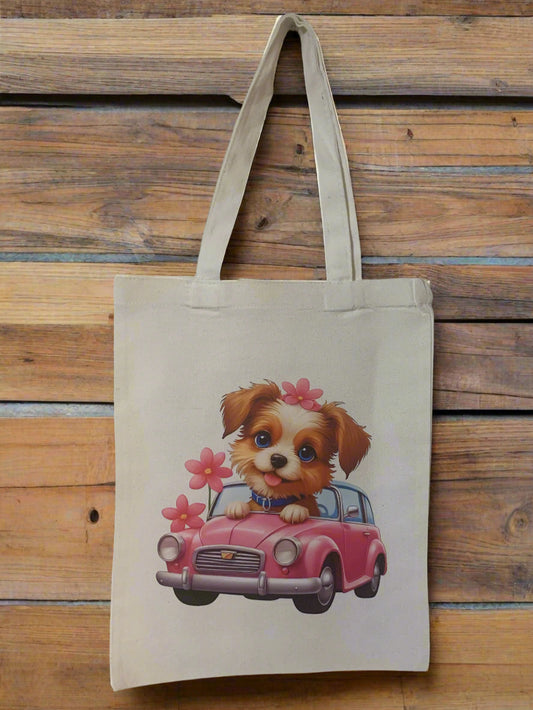 Highway Pup Tote Bag - Family Stylz #Killeen,Texas #1-3 day Turnaround Time