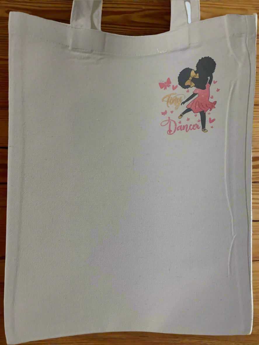 Tiny Dancer Tote Bag - Family Stylz #Killeen,Texas #1-3 day Turnaround Time