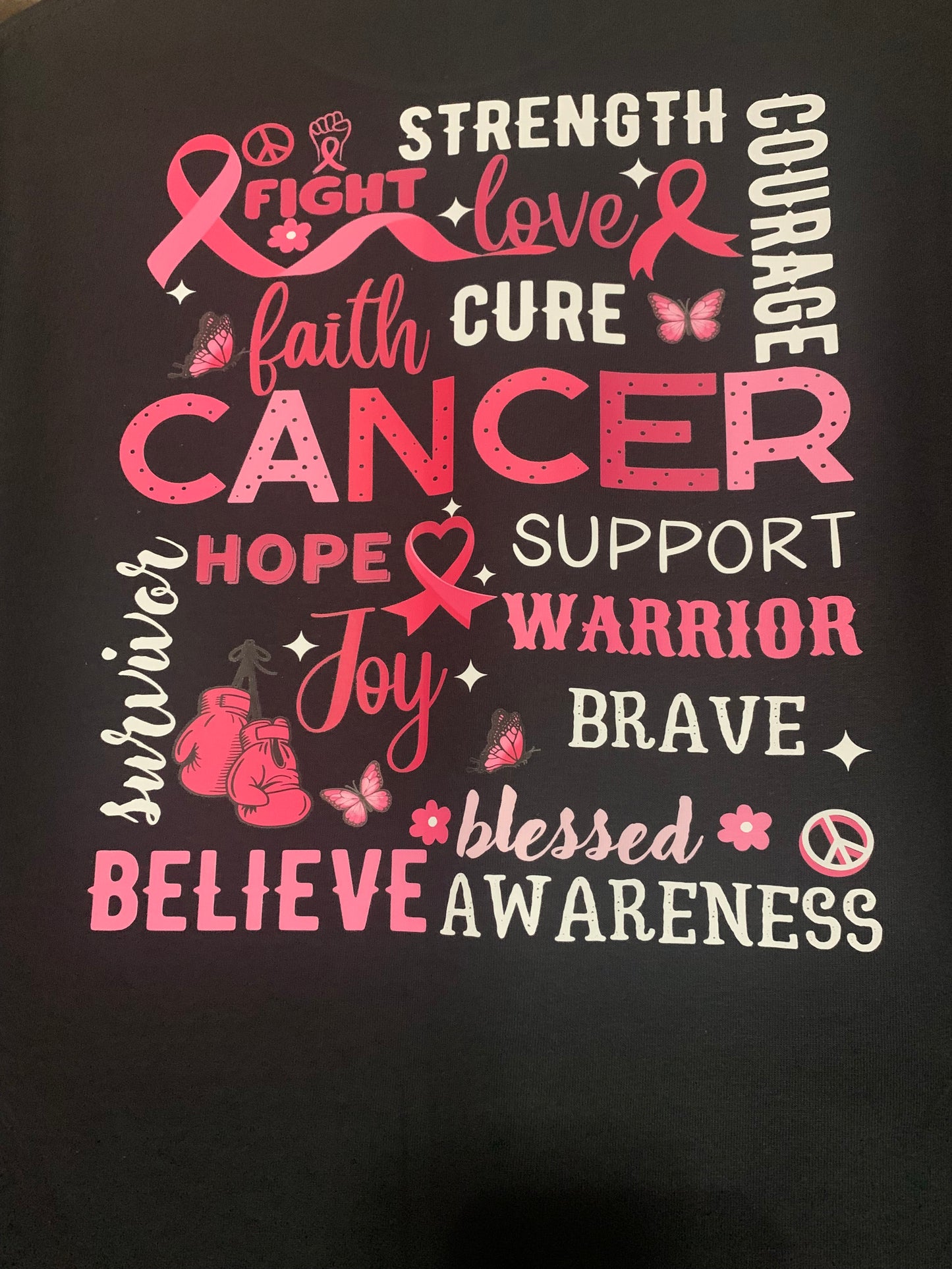 Tougher Than Cancer Breast Cancer Awareness T-Shirt - Family Stylz #Killeen,Texas #1-3 day Turnaround Time