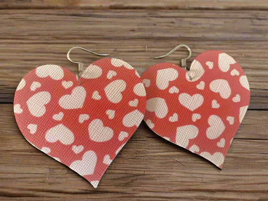 Valentine Heart Shaped Earrings - Family Stylz #Killeen,Texas #1-3 day Turnaround Time