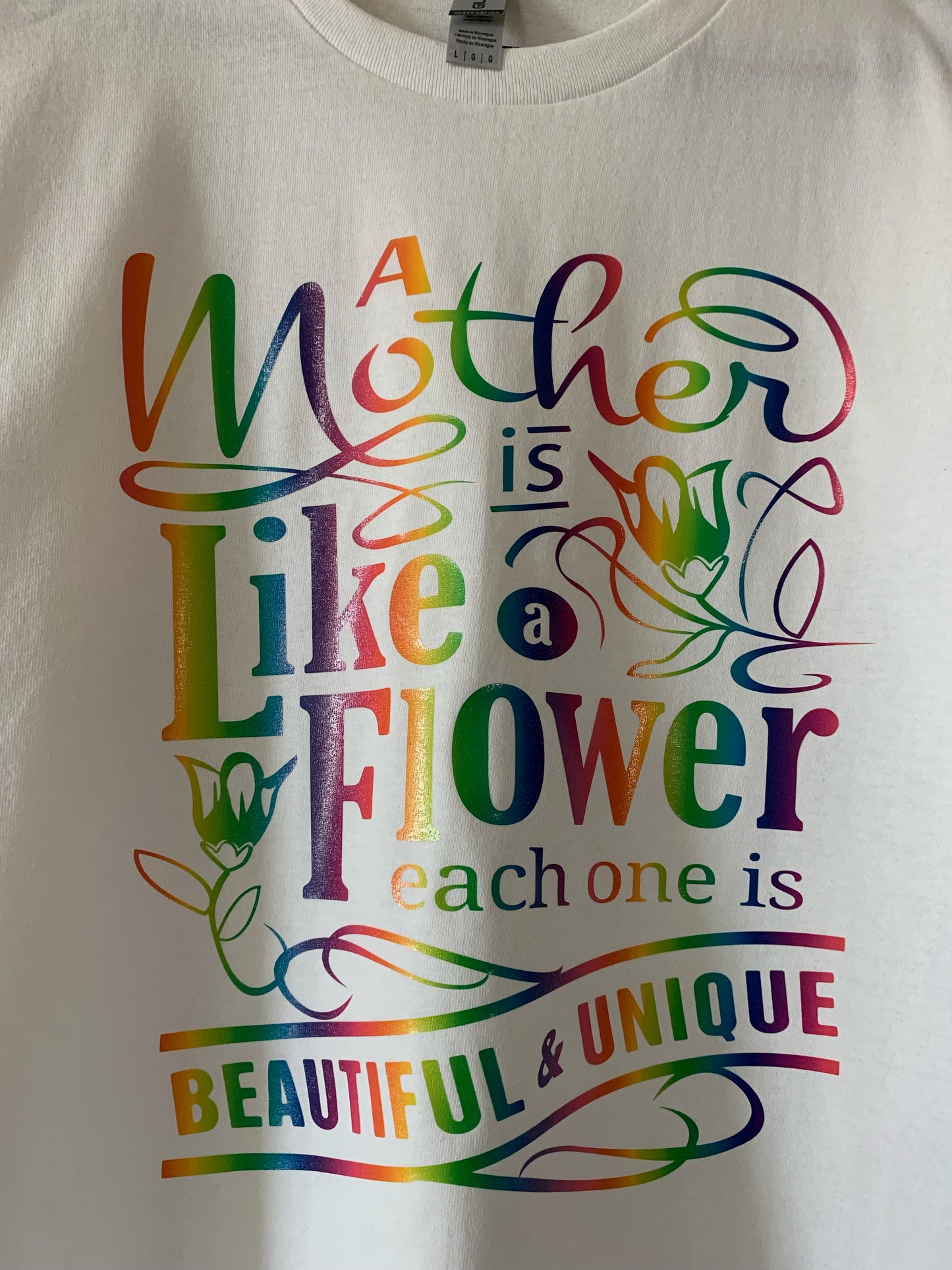 A Mother Is Like A Flower - Mother's Day T-Shirt