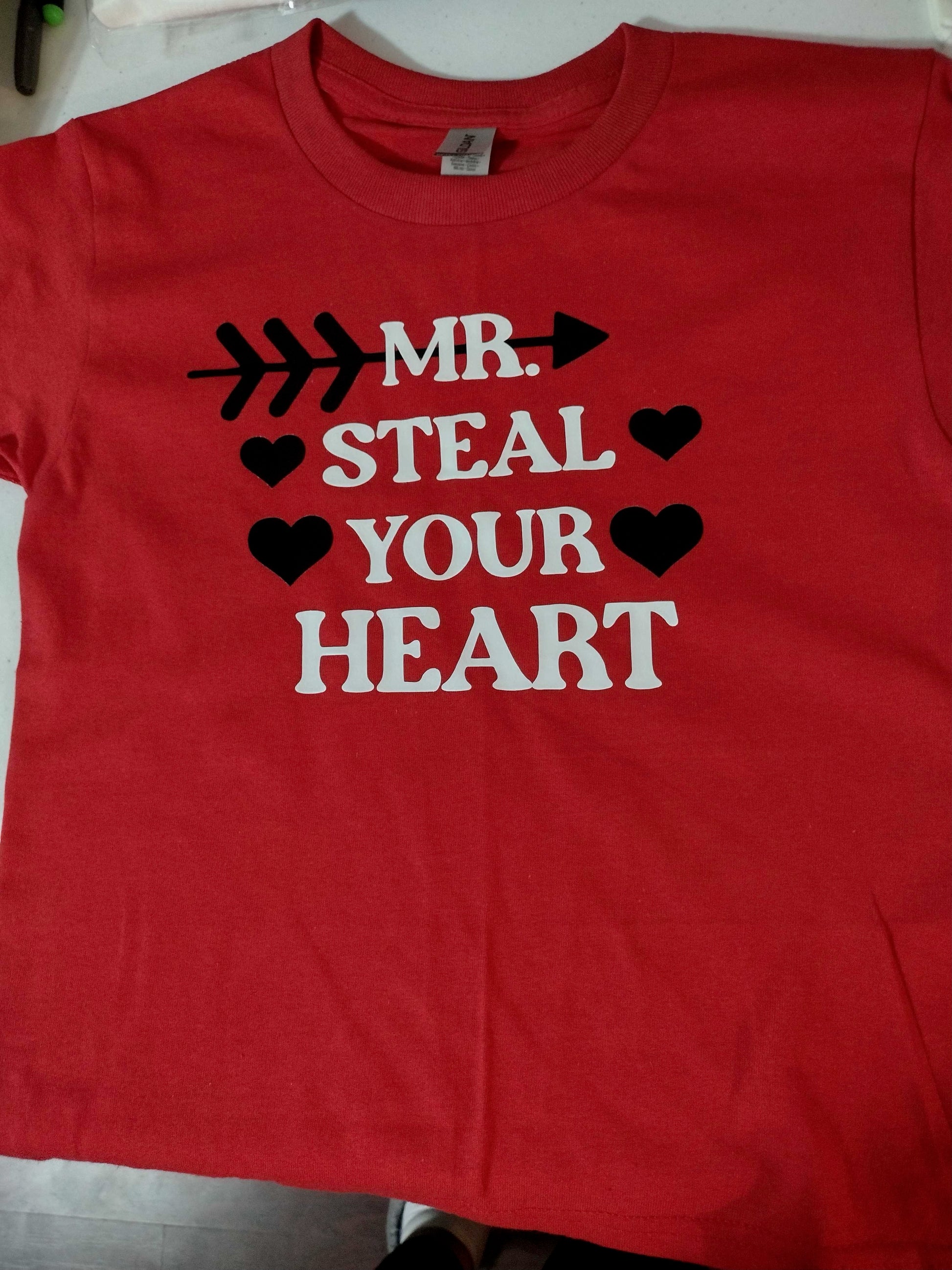 V-Day Shirt - Mr. Steal Your Heart - Family Stylz #Killeen,Texas #1-3 day Turnaround Time