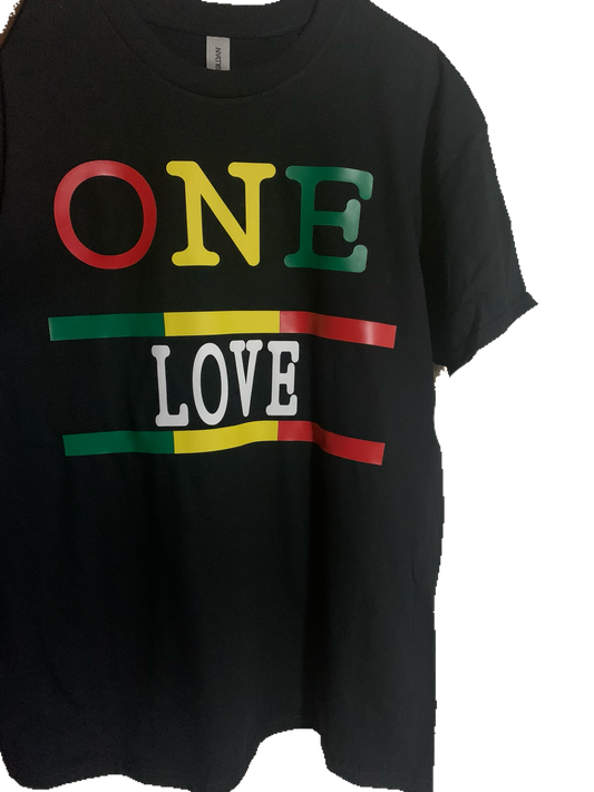 One Love Theme Bday Adult T-Shirts