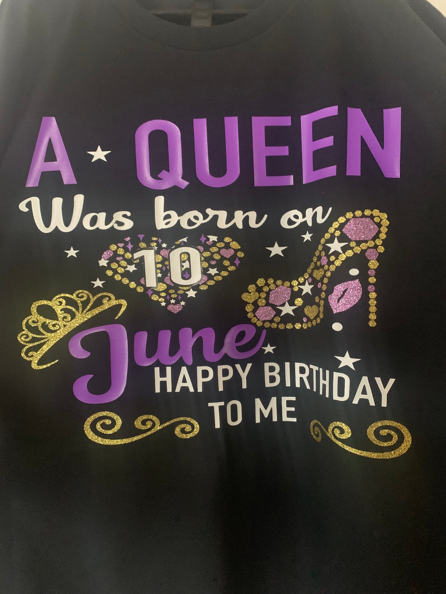 A Queen Was Born - Bday T-shirt