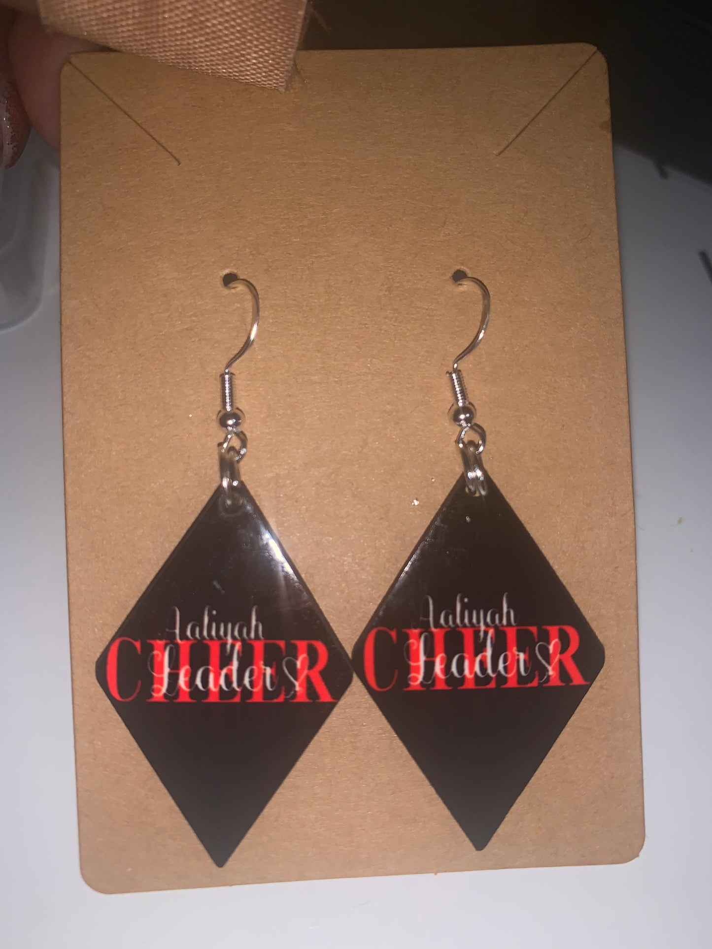 Kids Cheerleader Inspired Earrings