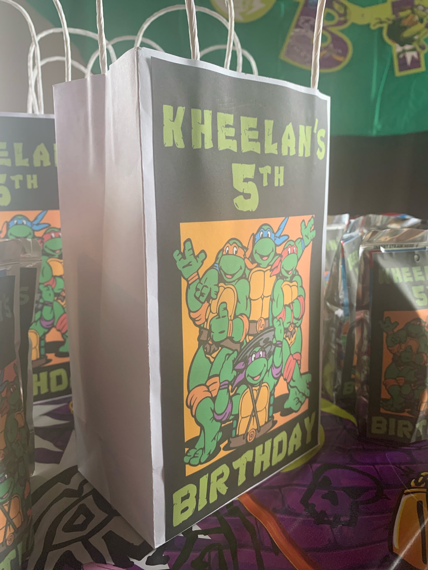 Ninja Turtle Gift Bags