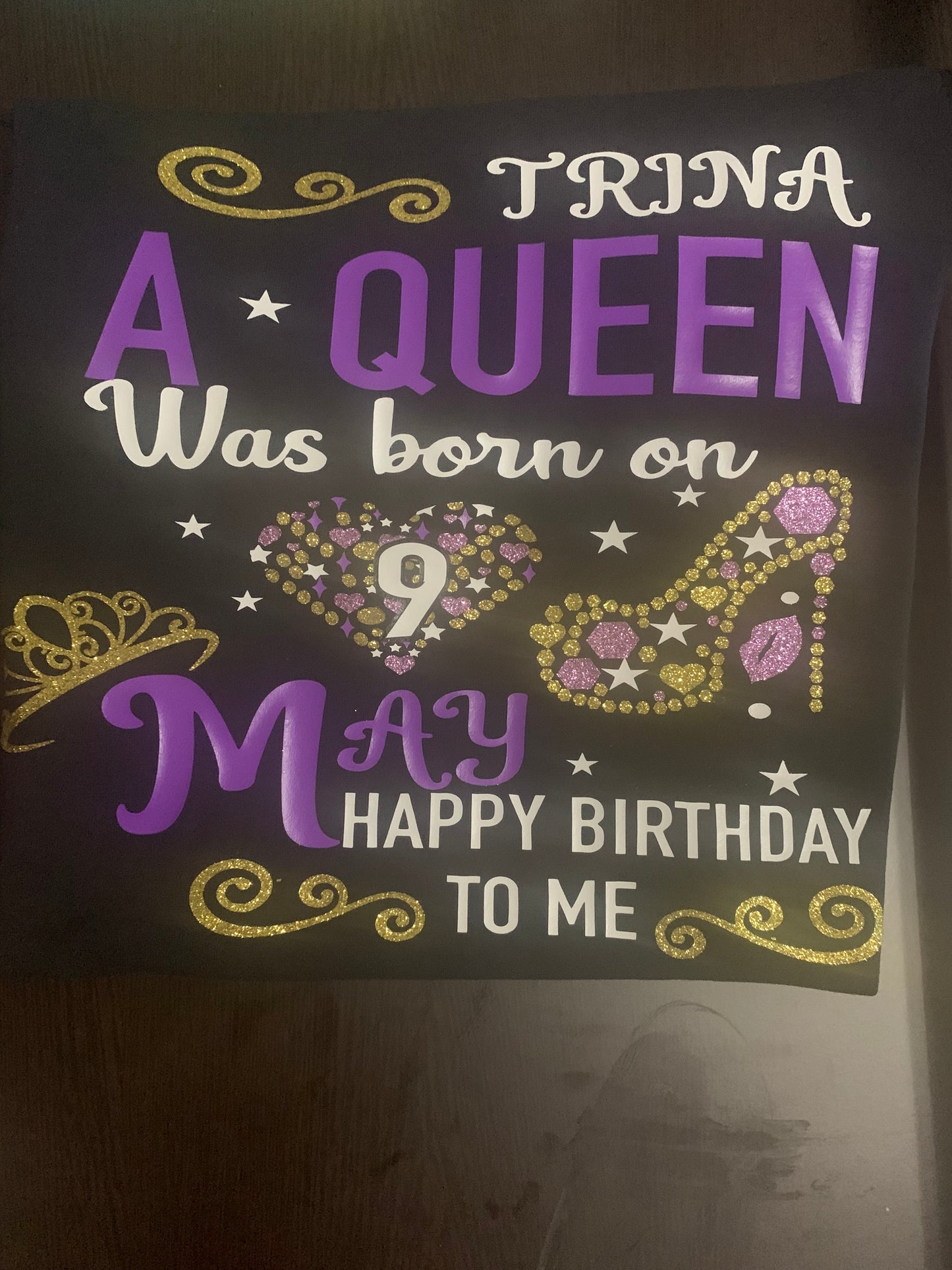 A Queen Was Born - Bday T-shirt