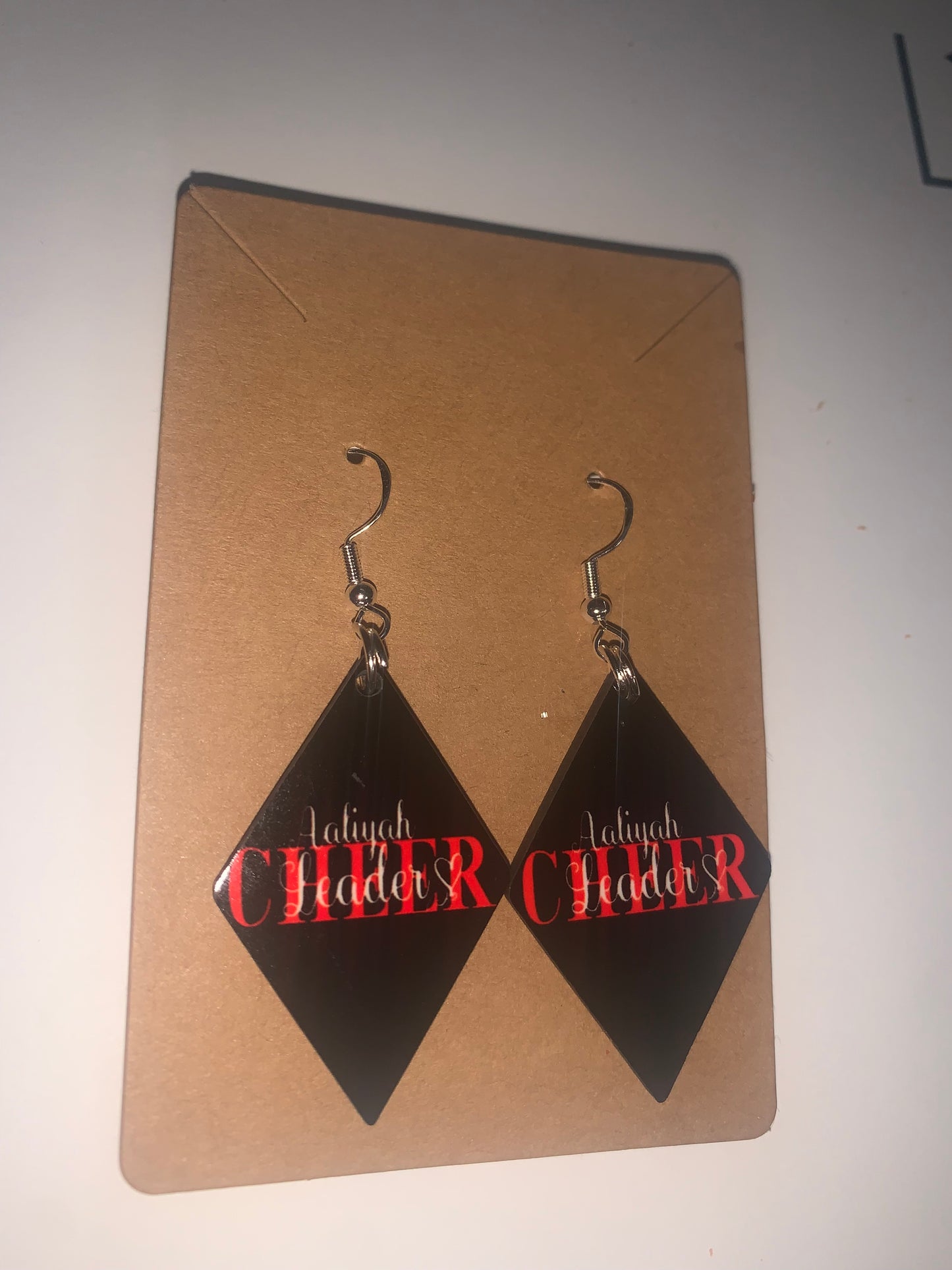 Kids Cheerleader Inspired Earrings