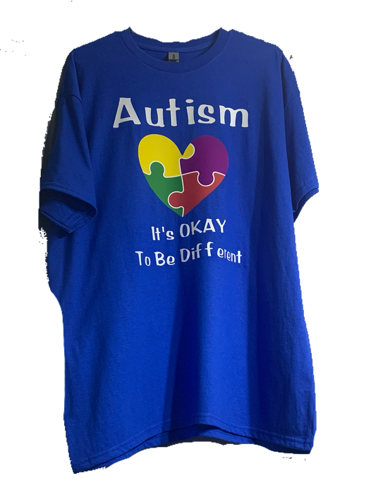 Autism T-Shirt - It's OKAY To Be Different