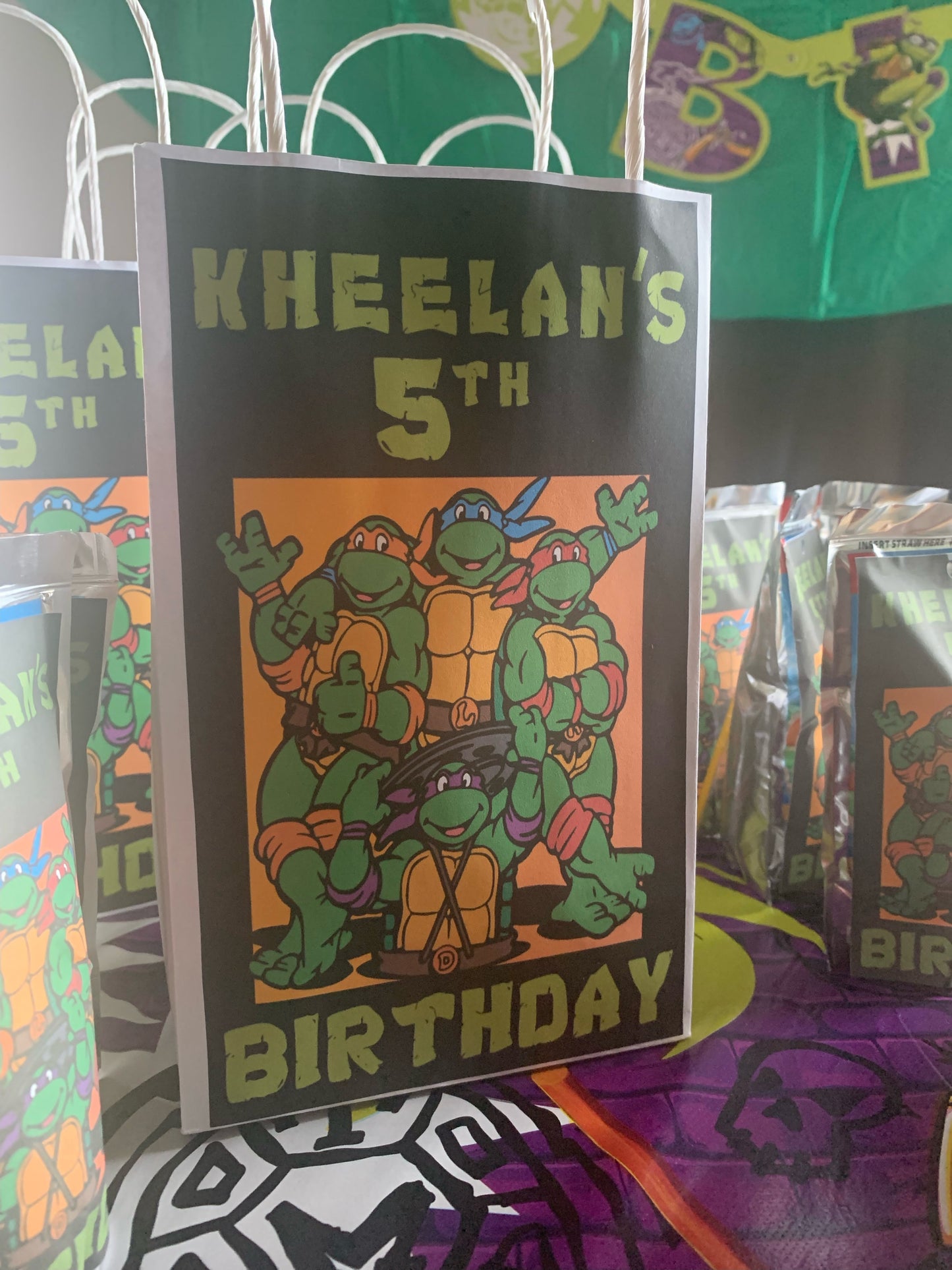 Ninja Turtle Gift Bags