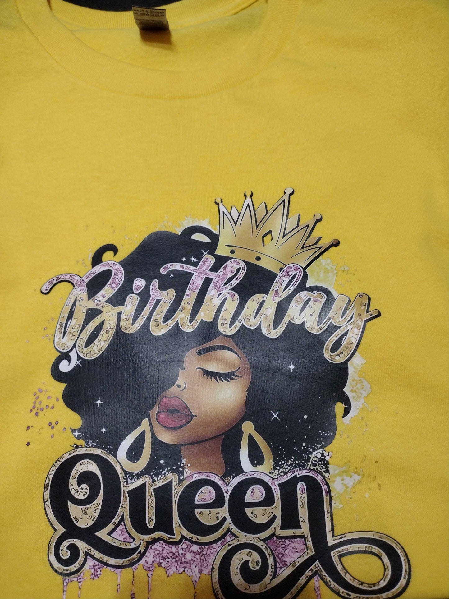 Celebrate in style with our vibrant Birthday Queen shirt! - Family Stylz #Killeen,Texas #1-3 day Turnaround Time